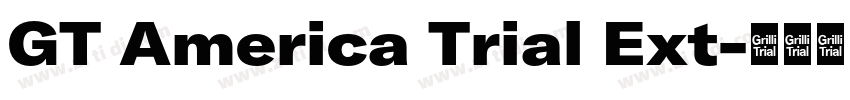 GT America Trial Ext字体转换